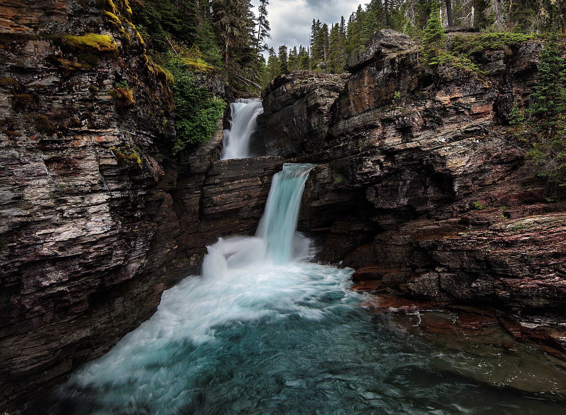 Saint Mary Falls, MT