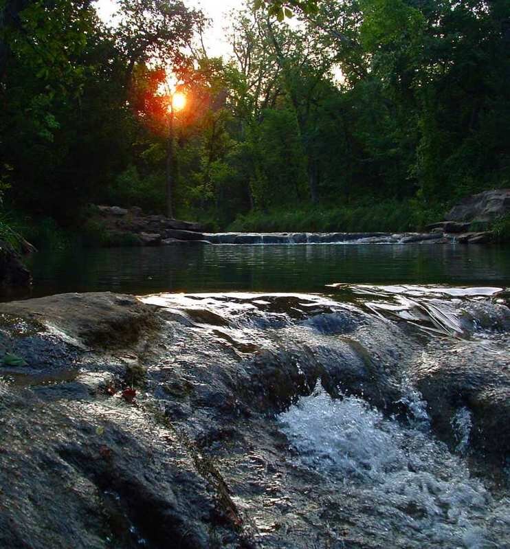 Travertine Falls, OK